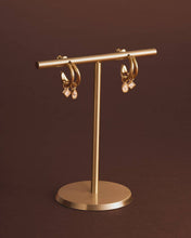 Load image into Gallery viewer, Champagne Hour Waterproof Gold Small Drop Earrings
