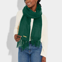 Load image into Gallery viewer, Emerald Green Blanket Scarf