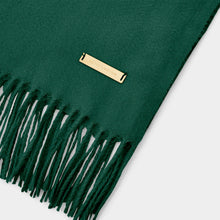 Load image into Gallery viewer, Emerald Green Blanket Scarf