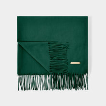 Load image into Gallery viewer, Emerald Green Blanket Scarf