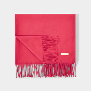 Fuchsia Pink Blanket Scarf