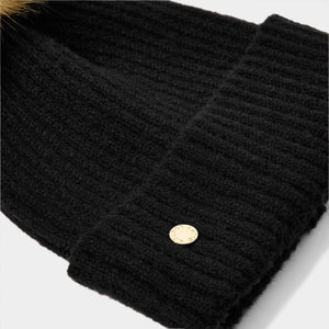 Black Knitted Hat