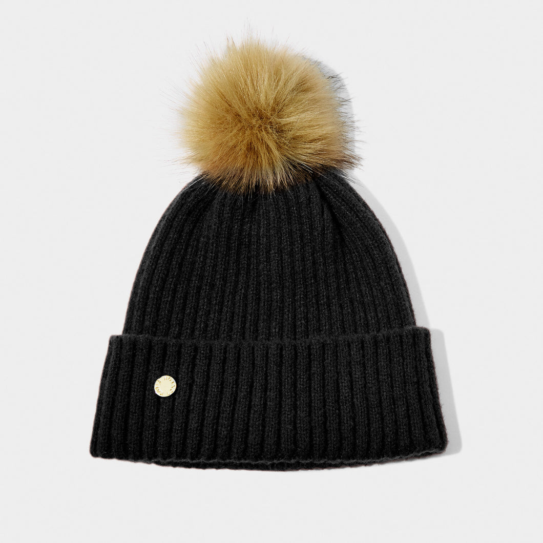Black Knitted Hat