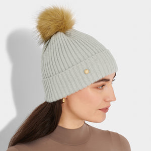 Cool Grey Knitted Hat