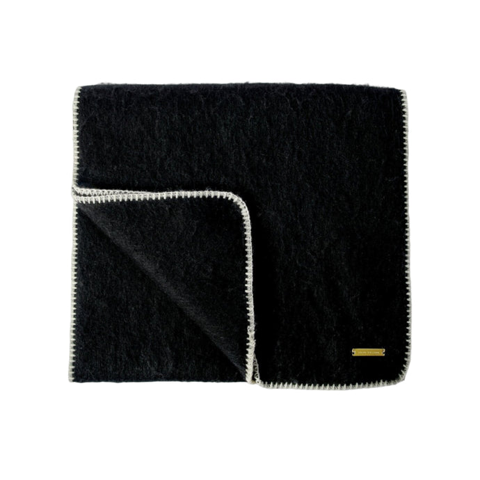 Whipstitch Scarf Black