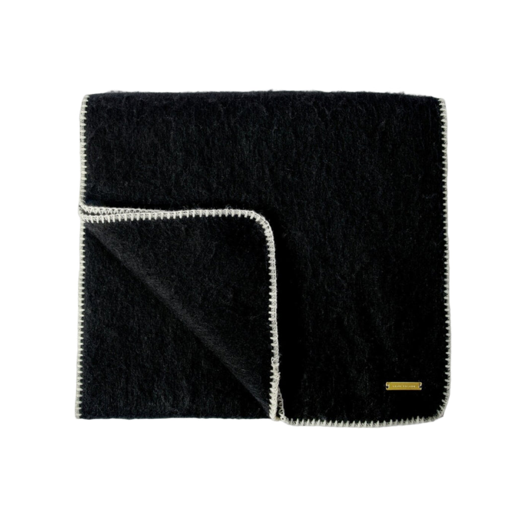 Whipstitch Scarf Black