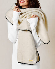 Load image into Gallery viewer, Whipstitch Scarf Cream