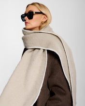Load image into Gallery viewer, Whipstitch Scarf taupe