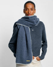 Load image into Gallery viewer, Whipstitch Scarf Blue