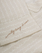 Load image into Gallery viewer, Wave Print Pyjama Gift Set in Taupe