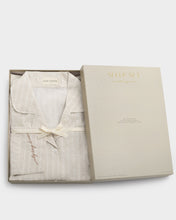 Load image into Gallery viewer, Wave Print Pyjama Gift Set in Taupe