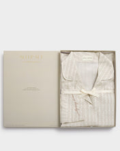 Load image into Gallery viewer, Wave Print Pyjama Gift Set in Taupe