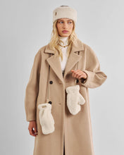 Load image into Gallery viewer, Cream Mittens with Cord