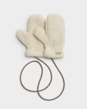 Load image into Gallery viewer, Cream Mittens with Cord