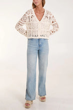 Load image into Gallery viewer, Patchwork Crochet Cardigan