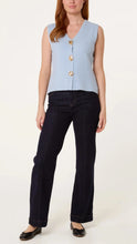 Load image into Gallery viewer, Blue Knitted Waistcoat