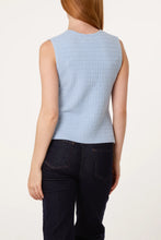 Load image into Gallery viewer, Blue Knitted Waistcoat