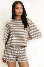 Load image into Gallery viewer, Brown Stripe Shorts