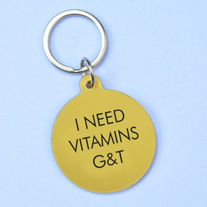 I Need Vitamins G&T Keytag