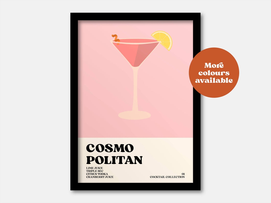Cosmopolitan Cocktail Print