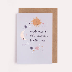 Universe New Baby Card | Gender Neutral Baby Card | Unisex