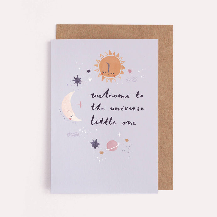Universe New Baby Card | Gender Neutral Baby Card | Unisex