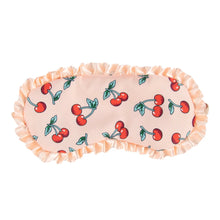 Load image into Gallery viewer, Cherry Print Satin Sleep Mask