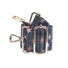 Load image into Gallery viewer, Green Multi Star Wide Bag Strap