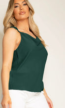 Load image into Gallery viewer, Chain Strap Cowl Neck Cami