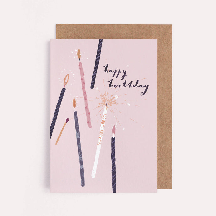 Candles Birthday Card | Female Birthday Card | Candle