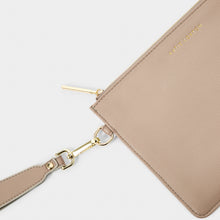 Load image into Gallery viewer, Soft Tan Zana Wristlet Pouch