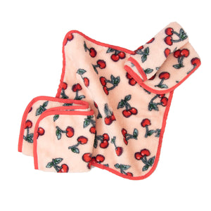 Cherry Print Reusable Make Up Removing Clothes