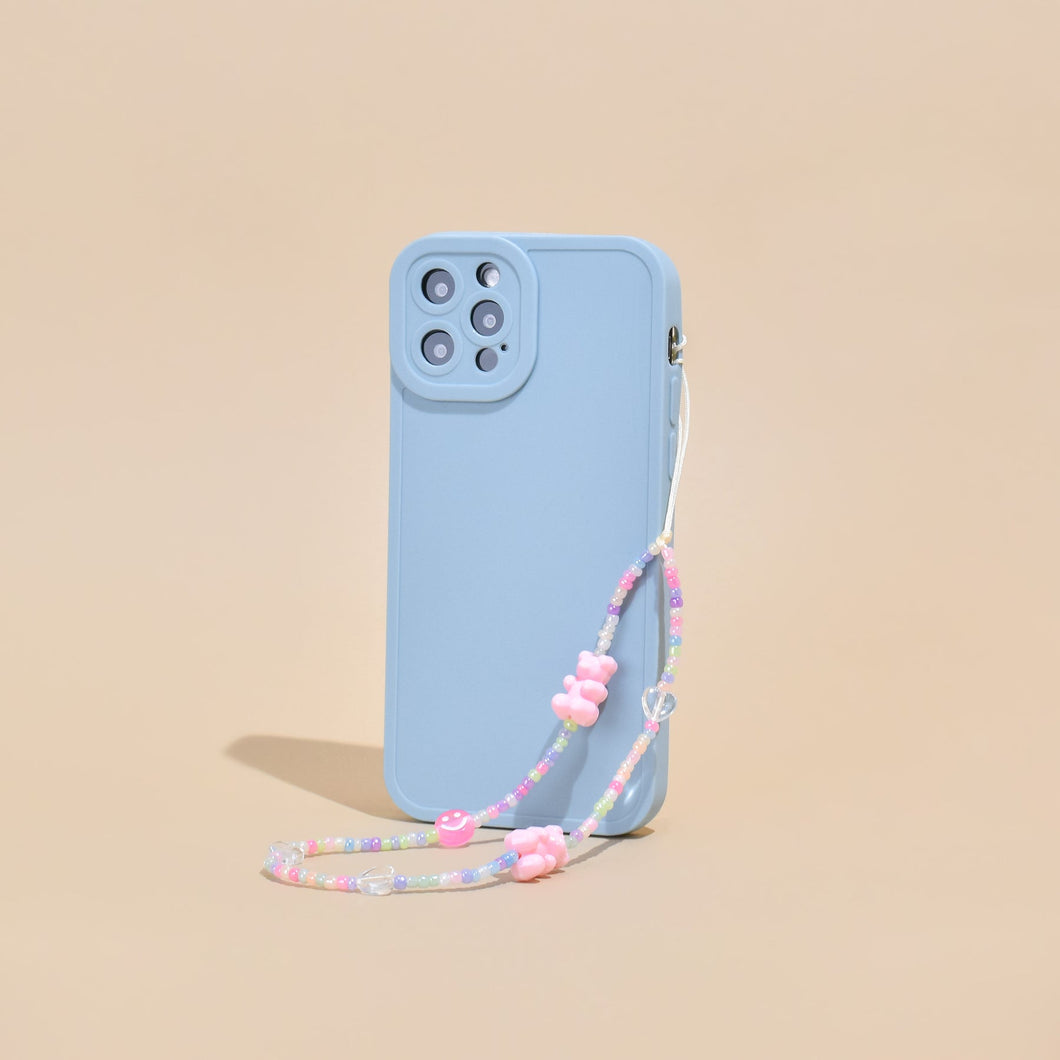 Pastel Bears Beaded Phone Strap