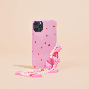 Pink Dino Phone Strap