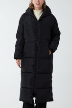 Load image into Gallery viewer, New Oversized Hooded Zip Puffer Coat
