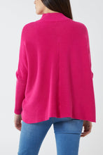 Load image into Gallery viewer, Bright Pink Cut Away Jumper