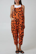 Load image into Gallery viewer, Leopard Dungarees