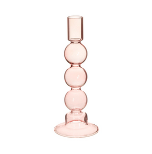 Pink Bubble Candle Holder