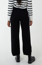 Load image into Gallery viewer, Wide Leg Ribbed Hem Joggers