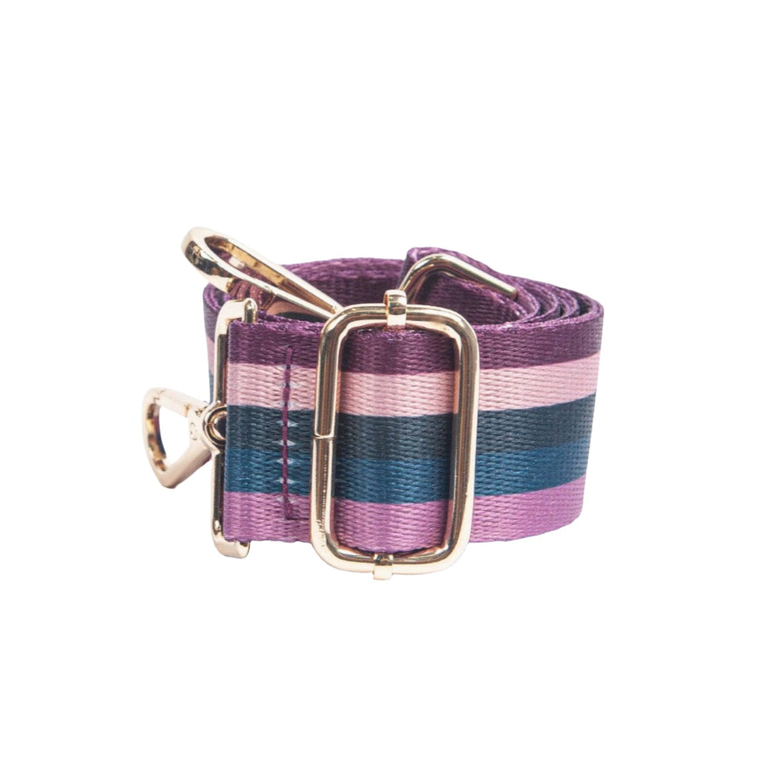 Green Pink Multi Stripe Bag Strap