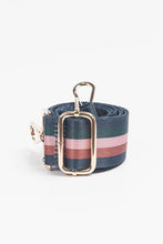 Load image into Gallery viewer, Green Neutral Multi Stripe Bag Strap