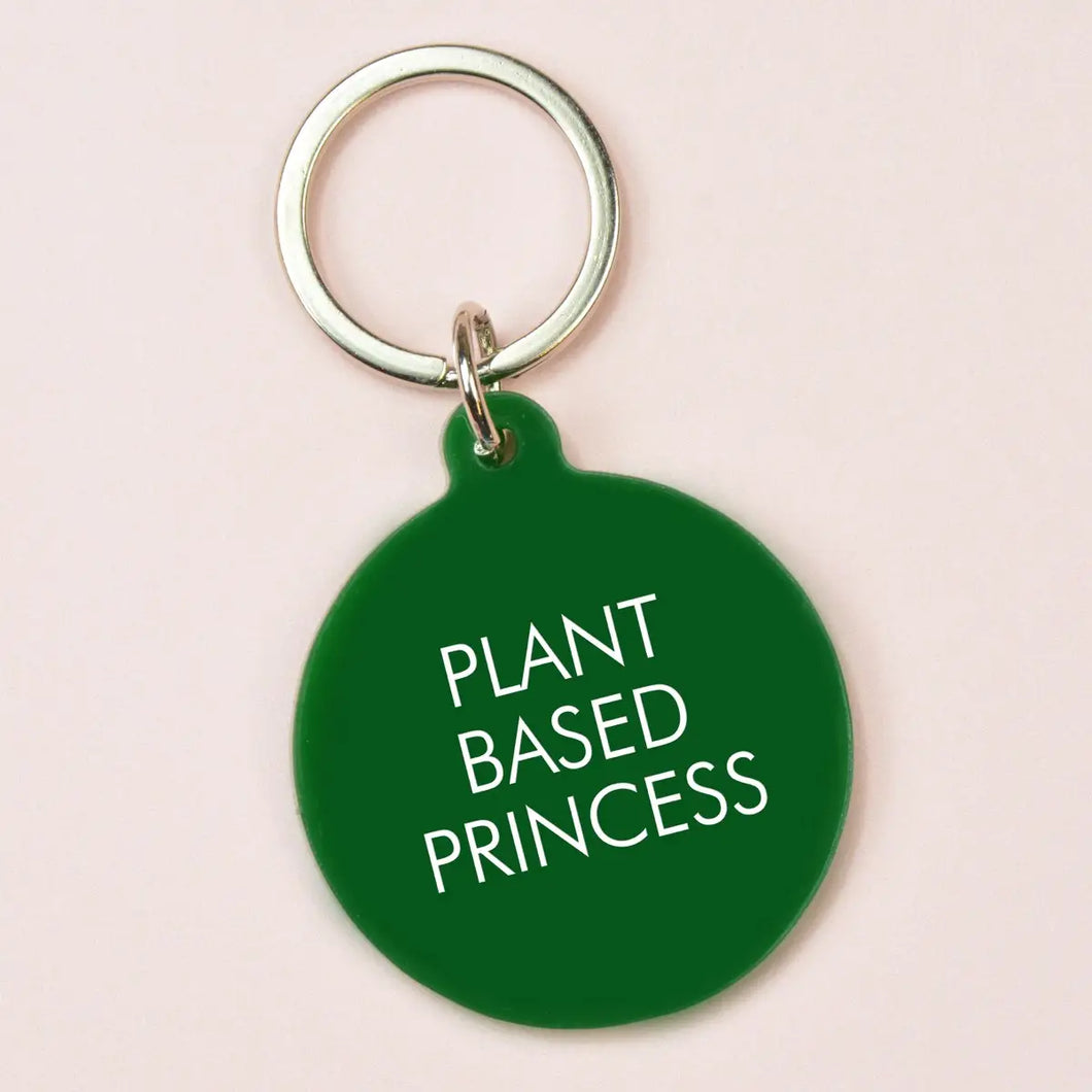 Plant Based Princess Keyring