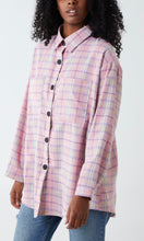 Load image into Gallery viewer, Pink Combed Check Shirt