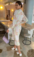 Load image into Gallery viewer, Multi Leopard Wrap Midi Dress