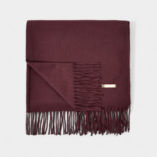 Load image into Gallery viewer, Plum Blanket Scarf