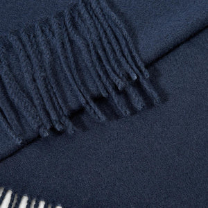 Navy Blanket Scarf