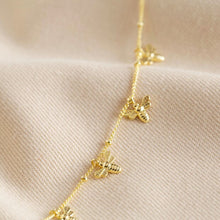 Load image into Gallery viewer, Tiny Bee Charm Necklace